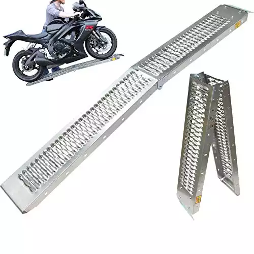 Pro Range Folding Steel Motorcycle Ramp